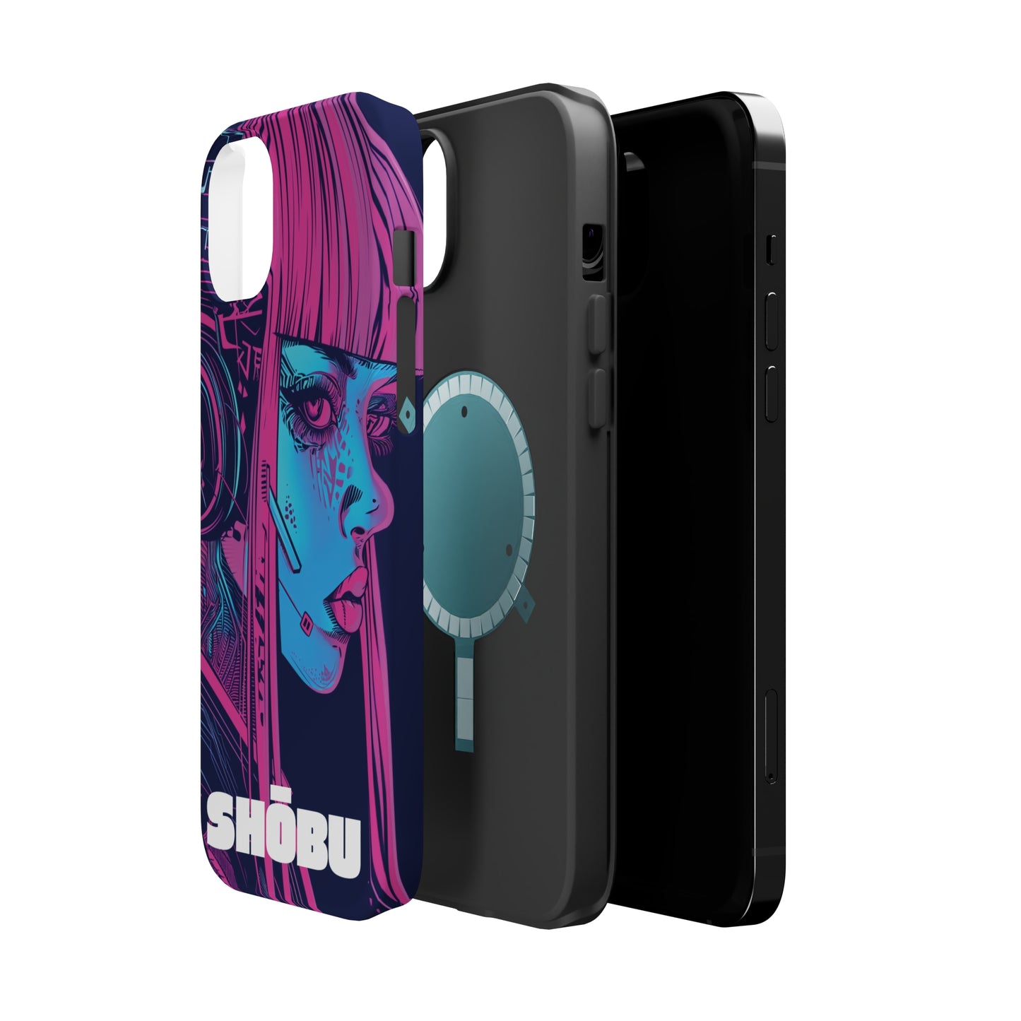 iPhone MagSafe Double Layer Tough Case - SHŌBU CYBERVOID - Citizens of Neo-Tokyo - Augmented Player