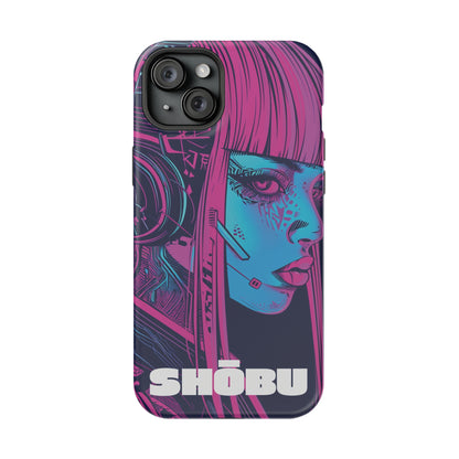 iPhone MagSafe Double Layer Tough Case - SHŌBU CYBERVOID - Citizens of Neo-Tokyo - Augmented Player