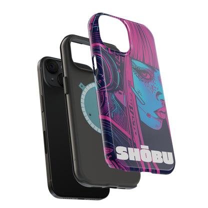 iPhone MagSafe Double Layer Tough Case - SHŌBU CYBERVOID - Citizens of Neo-Tokyo - Augmented Player