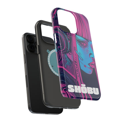 iPhone MagSafe Double Layer Tough Case - SHŌBU CYBERVOID - Citizens of Neo-Tokyo - Augmented Player