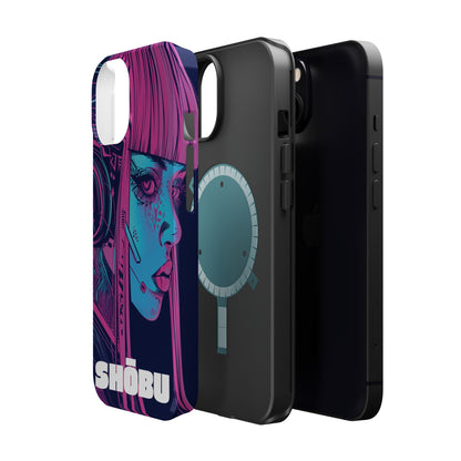 iPhone MagSafe Double Layer Tough Case - SHŌBU CYBERVOID - Citizens of Neo-Tokyo - Augmented Player