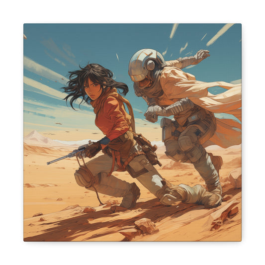Limited Edition Season 1 Cotton Canvas Print - SAORI and RT665