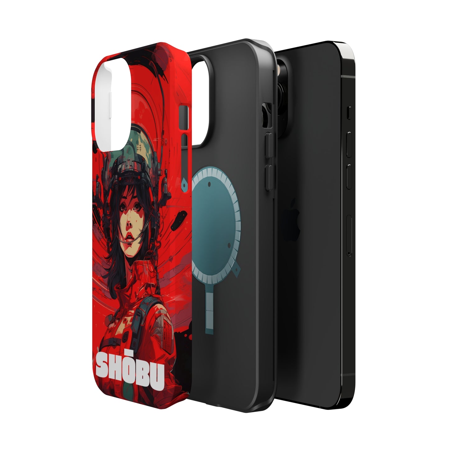 iPhone MagSafe Double Layer Tough Case - Mecha Engineer KIMI