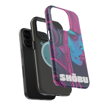 iPhone MagSafe Double Layer Tough Case - SHŌBU CYBERVOID - Citizens of Neo-Tokyo - Augmented Player