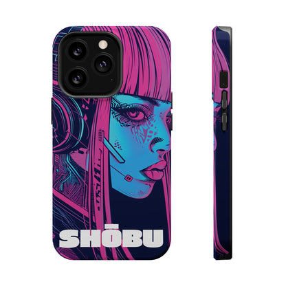 iPhone MagSafe Double Layer Tough Case - SHŌBU CYBERVOID - Citizens of Neo-Tokyo - Augmented Player