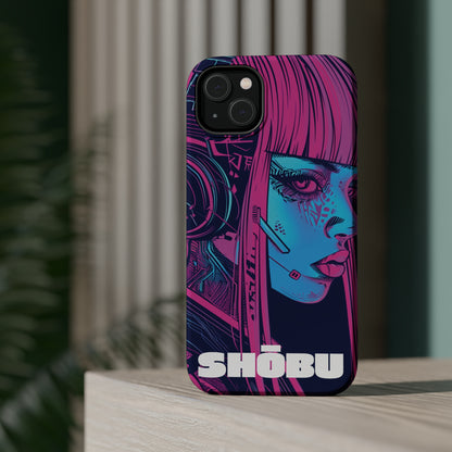 iPhone MagSafe Double Layer Tough Case - SHŌBU CYBERVOID - Citizens of Neo-Tokyo - Augmented Player