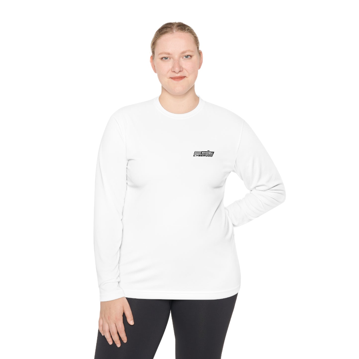 Ghost White Unisex Lightweight Long Sleeve Tee - Citizens of Neo-Tokyo