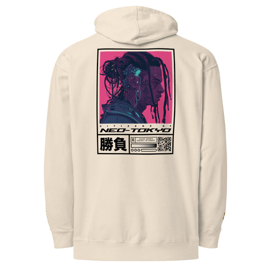 Bone Unisex midweight hoodie - SHŌBU CYBERVOID - Citizens of Neo-Tokyo